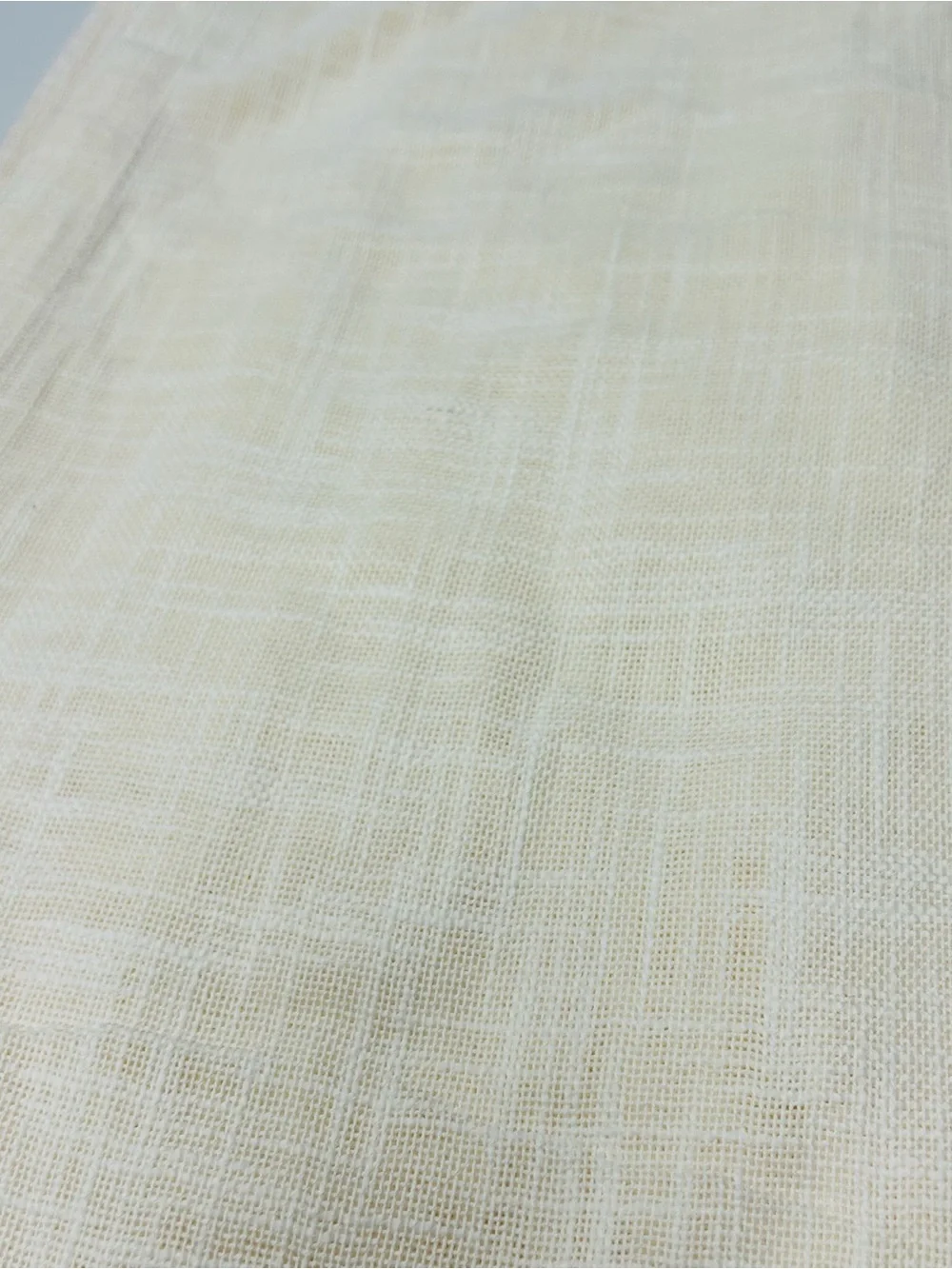QUINCE Set Of 2 48x96 Cotton Sheer Curtains Ivory 0519